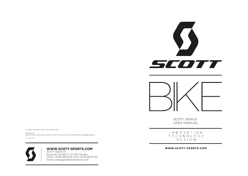 Página 1 del manual Manual de usuario Scott Genius 950
