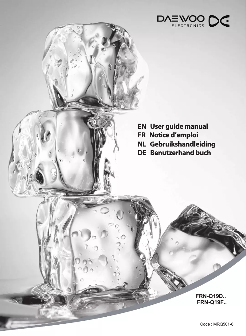Page 1 de la notice Manuel utilisateur Daewoo FRN-Q19D
