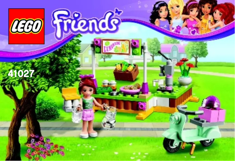 Page 1 de la notice Consignes visuelles Lego 41027