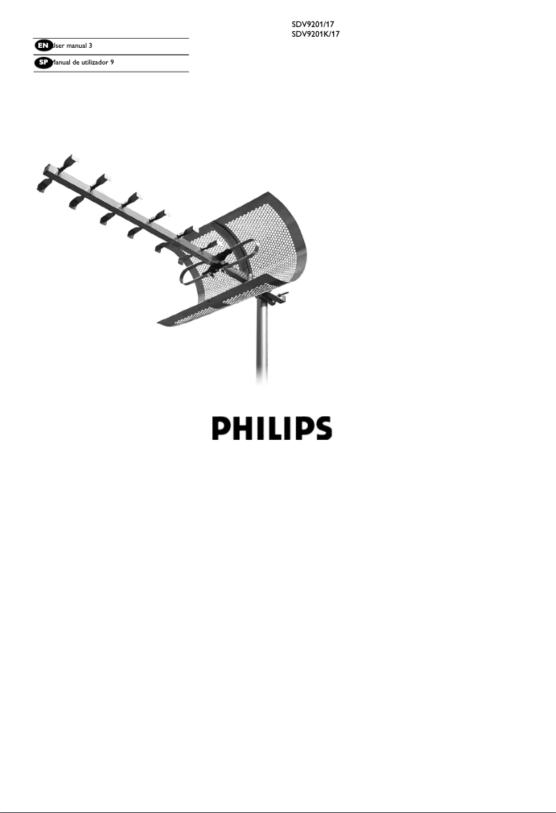 Page 1 de la notice Manuel utilisateur Philips SDV9201K