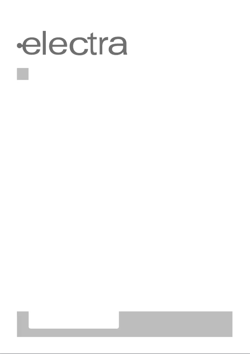 Página 1 del manual Manual de usuario Electra W1462CF2WE