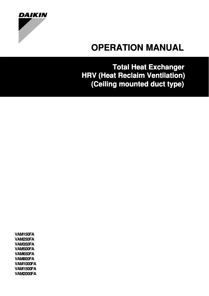 Página 1 del manual Manual de usuario Daikin BRC301B61