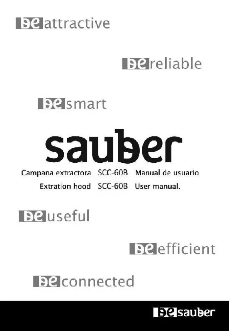 Página 1 del manual Manual de usuario Sauber SCC60B