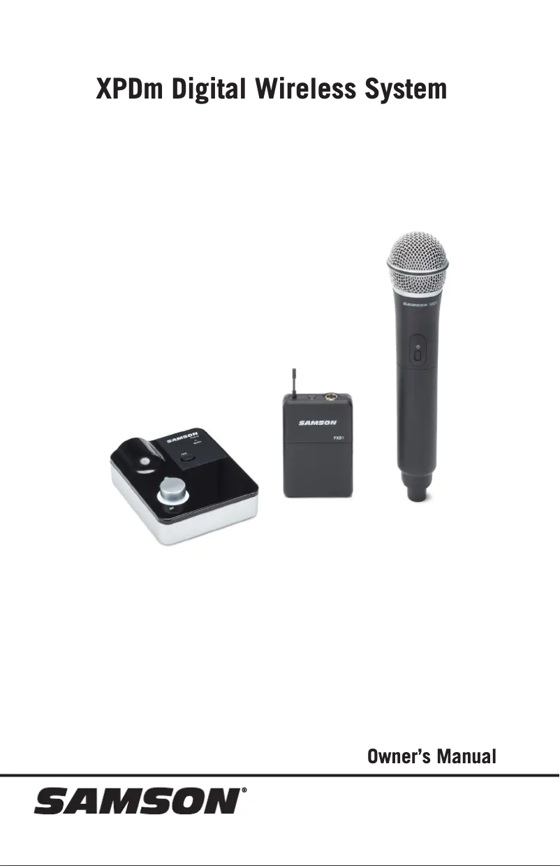 Page 1 de la notice Guide de démarrage rapide Samson XPD2