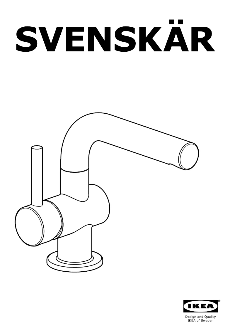 Page 1 de la notice Mode d'emploi Ikea SVENSKAR