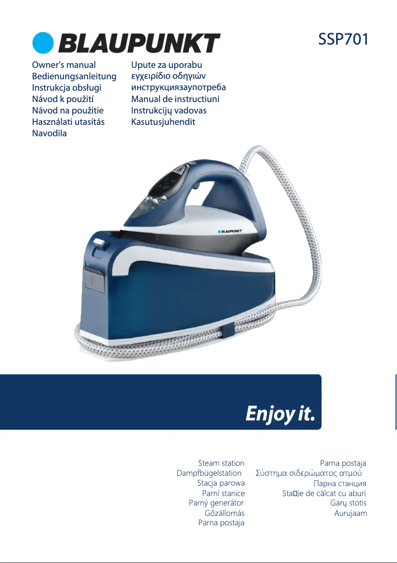 Página 1 del manual Manual de usuario Blaupunkt SSP701
