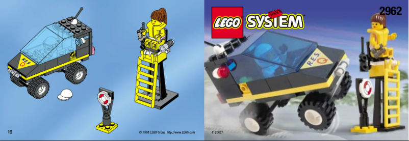 Página 1 del manual Manual de usuario Lego RES-Q CAR