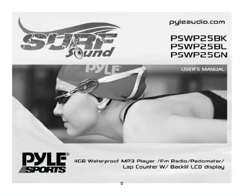 Page 1 of the manual User Manual Pyle PSWP25