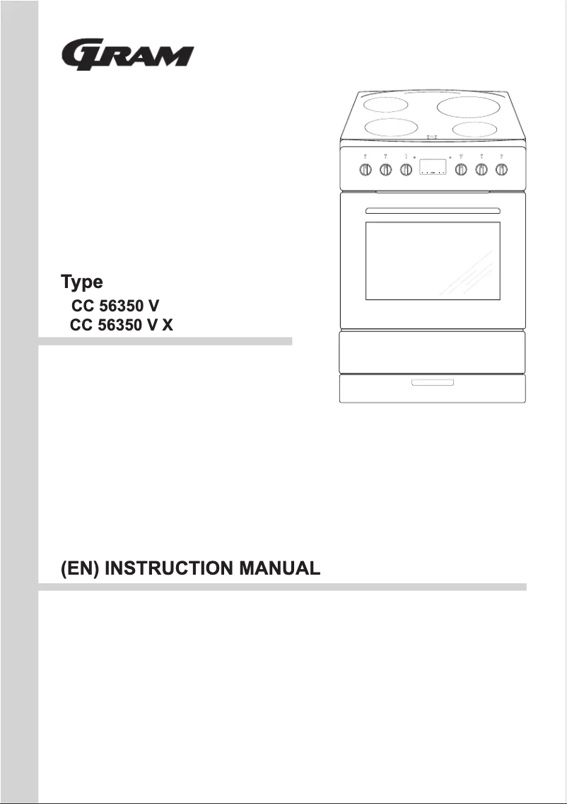 Page 1 de la notice Manuel utilisateur Gram CC 56350 V