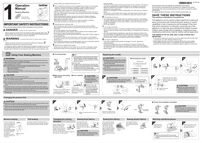 Página 1 del manual Manual de usuario Brother J1417
