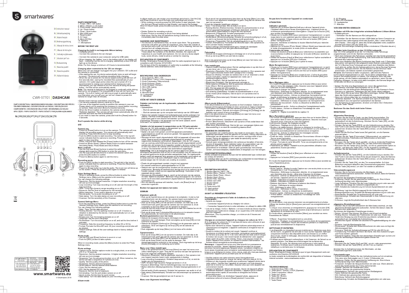 Page 1 de la notice Manuel utilisateur Smartwares CWR-37701