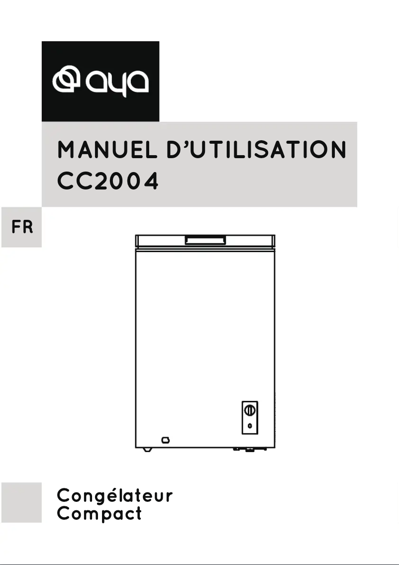 Page 1 de la notice Manuel utilisateur AYA CC2004