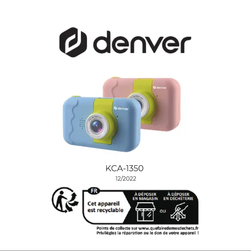 Page 1 de la notice Manuel utilisateur Denver KCA-1350
