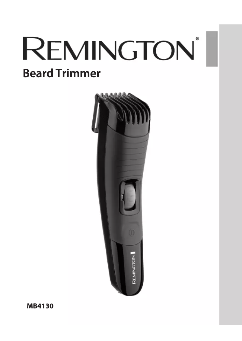 Page 1 de la notice Manuel utilisateur Remington Beard Boss MB4130