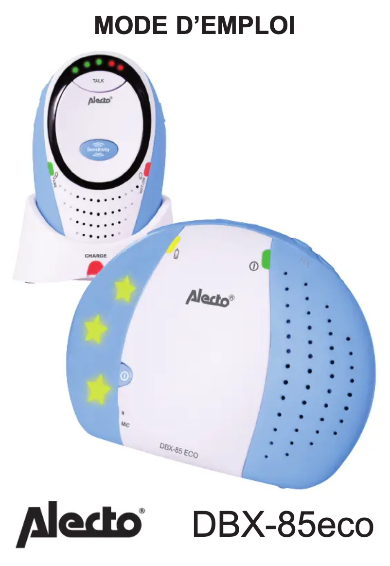 Página 1 del manual Manual de usuario Alecto DBX-85 Eco