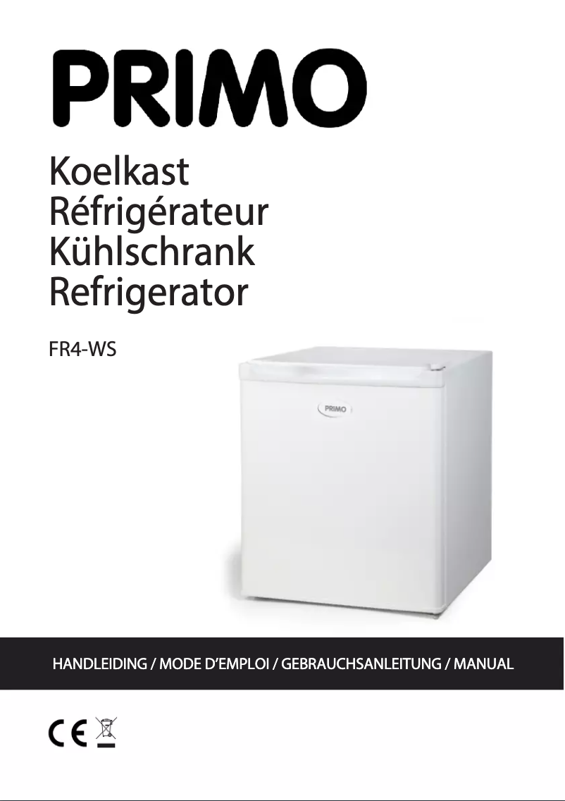 Page 1 de la notice Manuel utilisateur Primo FR4-WS