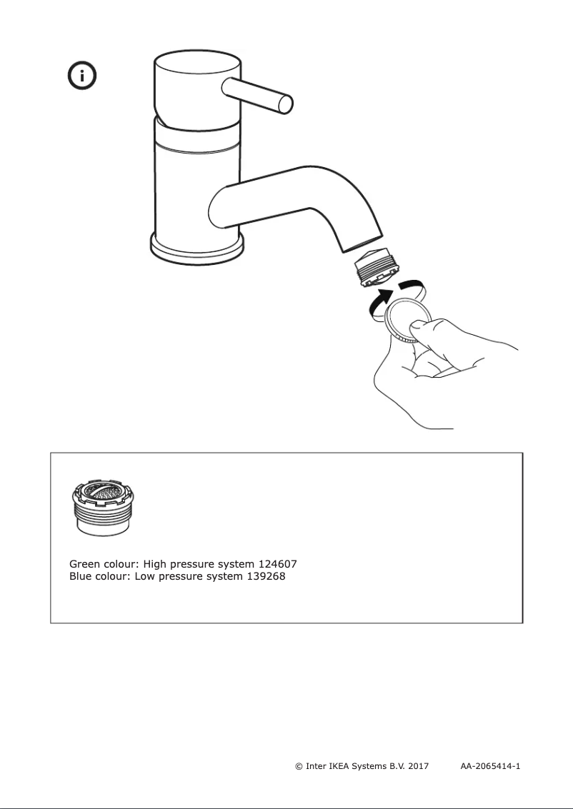 Page 1 de la notice Mode d'emploi Ikea PILKÅN