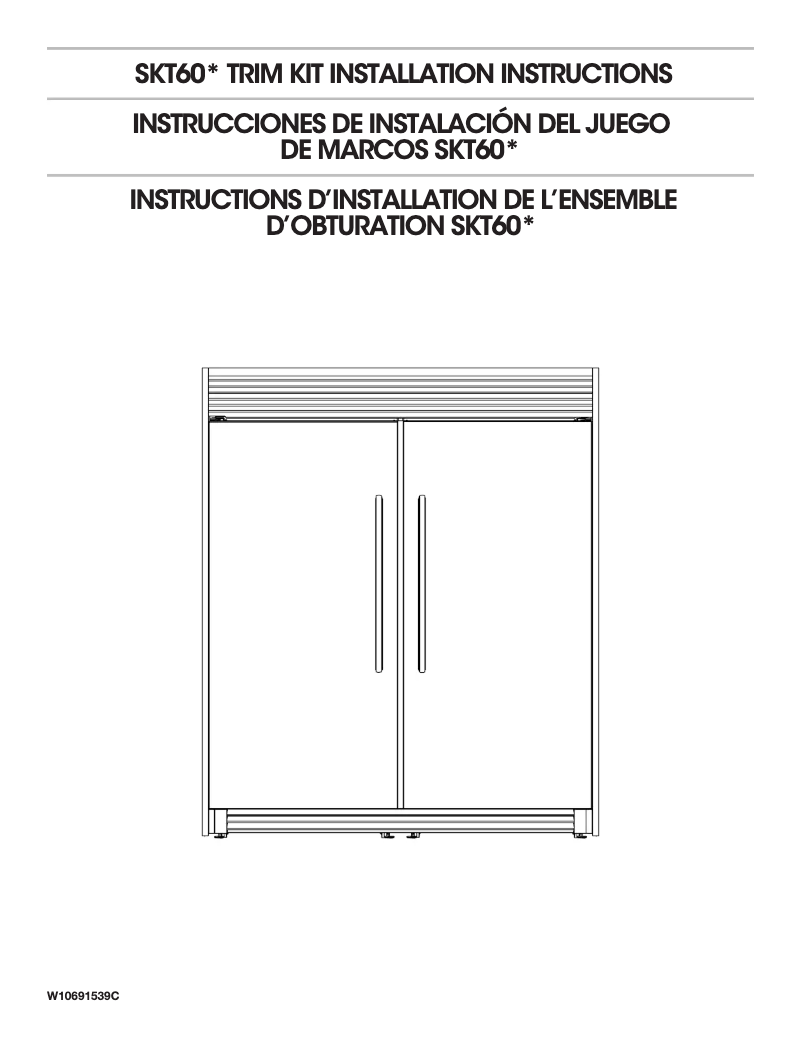 Página 1 del manual Manual de usuario Whirlpool SKT60M