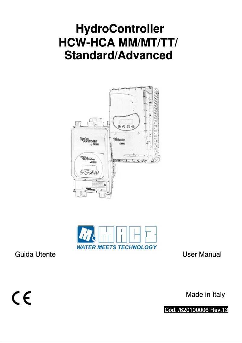 Page 1 de la notice Manuel utilisateur Vemer HC-MM
