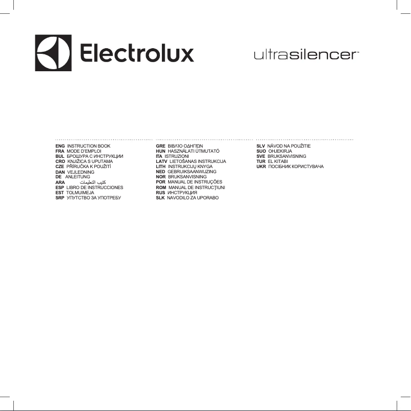 Página 1 del manual Manual de usuario Electrolux EUS8X2RR