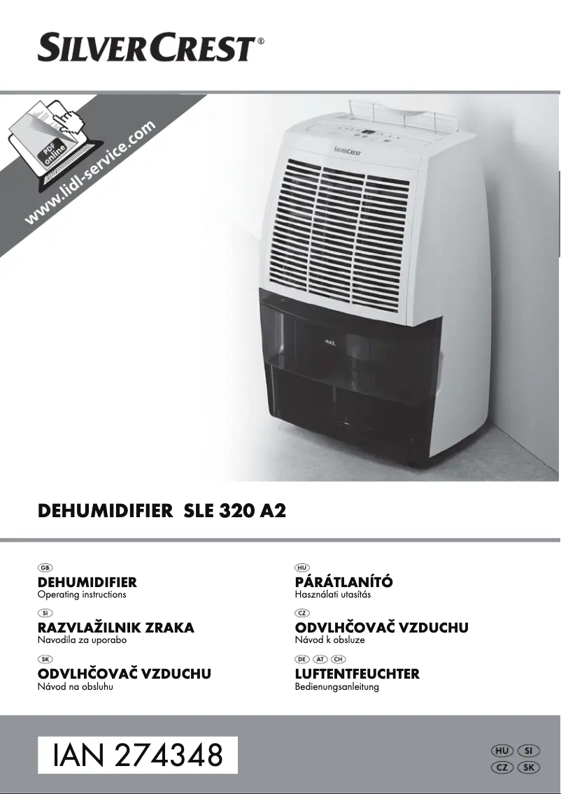 Página 1 del manual Manual de usuario SilverCrest SLE 320 A2