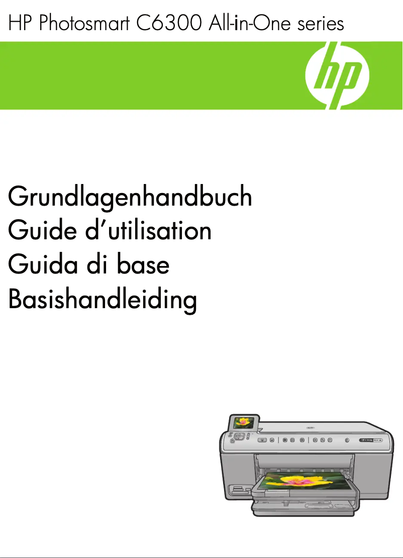 Page 1 de la notice Manuel utilisateur HP Photosmart C6300