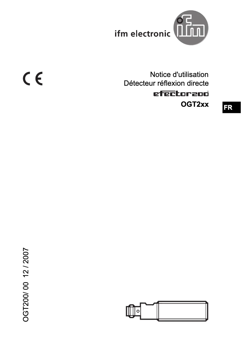 Página 1 del manual Manual de usuario IFM OGT200