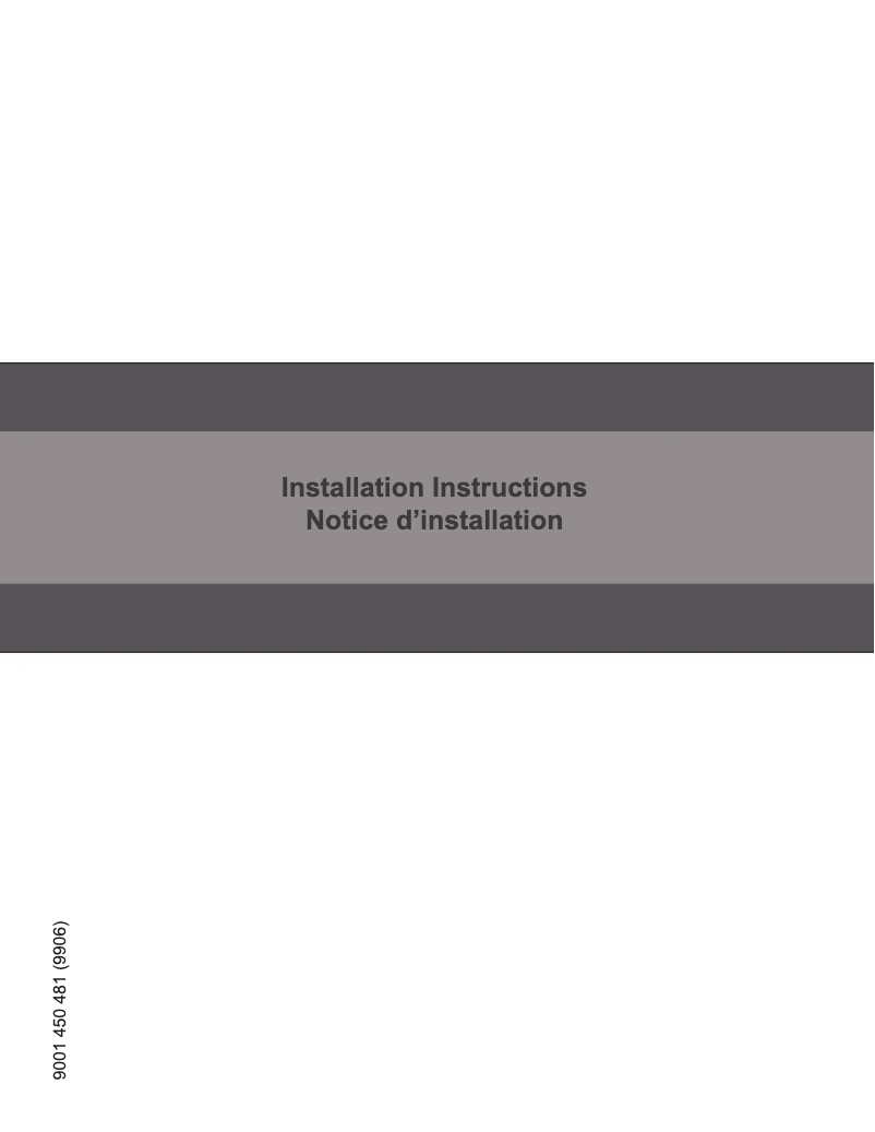 Page 1 de la notice Guide d'installation Bosch SPE68U55UC