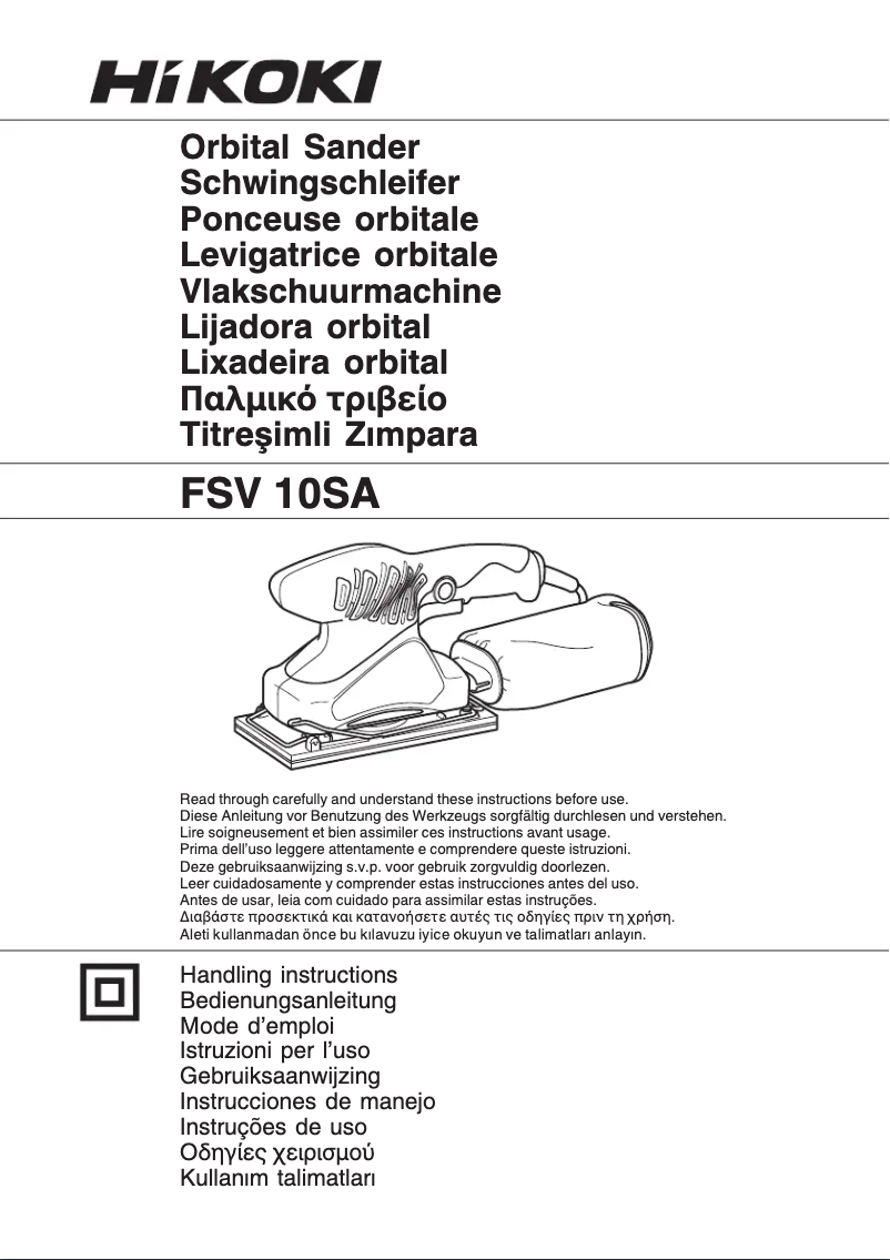 Page 1 de la notice Manuel utilisateur Hitachi FSV 10SA