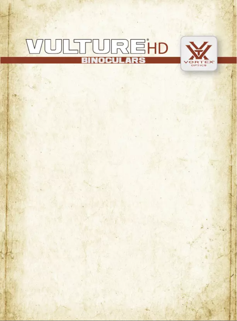 Page 1 de la notice Manuel utilisateur Vortex Vulture HD 10x56