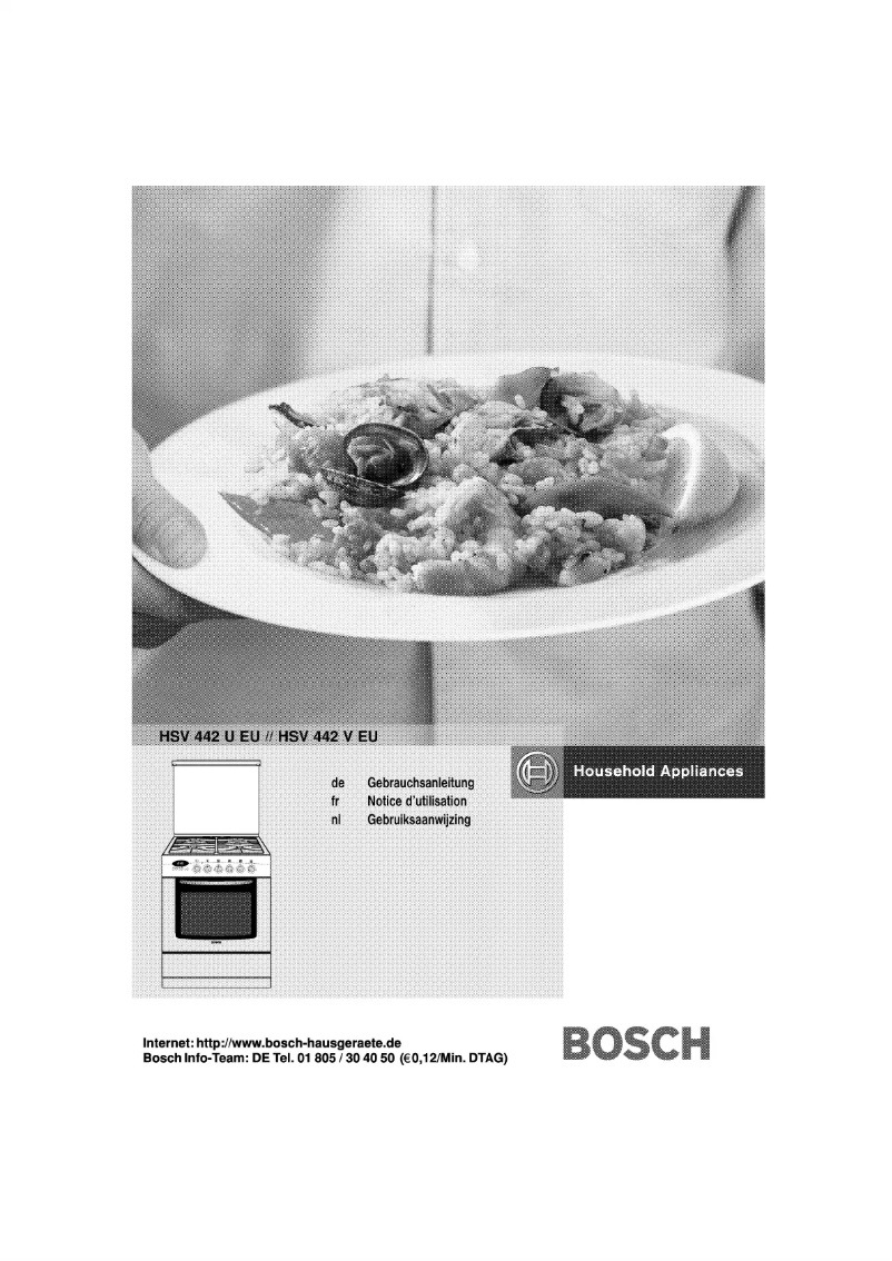 Page 1 of the manual User Manual Bosch HSV442UEU