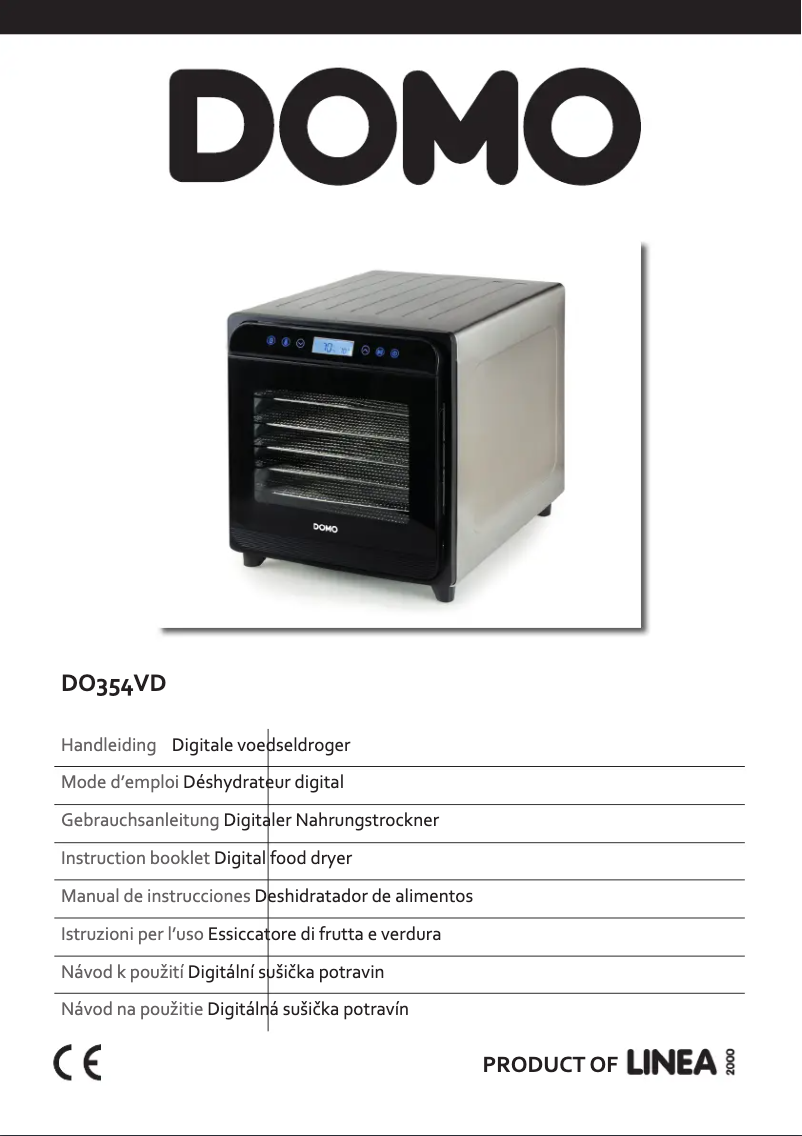 Page 1 de la notice Manuel utilisateur Domo DO354VD