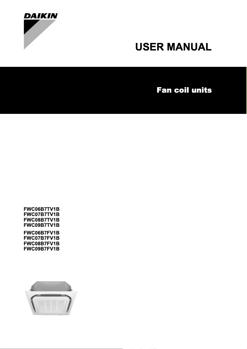 Página 1 del manual Manual de usuario Daikin FWC09B5TV1B