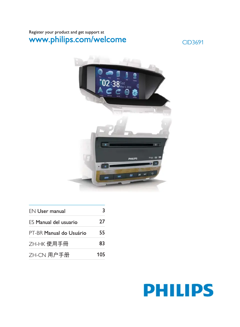 Página 1 del manual Manual de instrucciones Philips CID3691