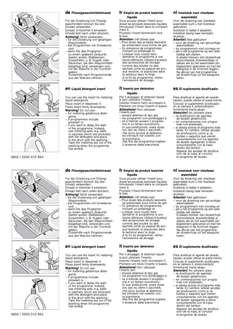 Página 1 del manual Manual de usuario Bosch WAN282B8SN