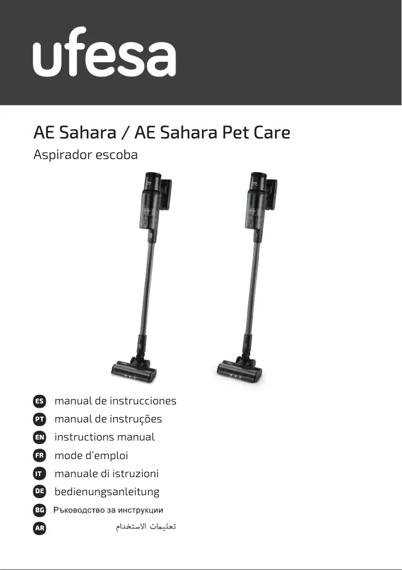Page 1 de la notice Manuel utilisateur Ufesa Sahara