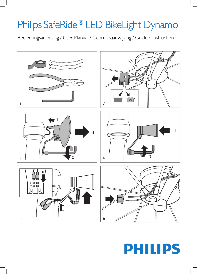 Page 1 de la notice Manuel utilisateur Philips SafeRide 40