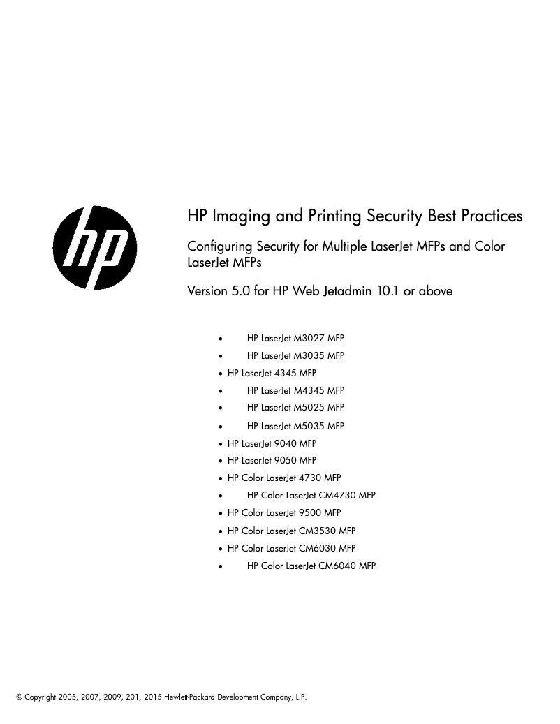 Página 1 del manual Manual de usuario HP LaserJet Pro M426FDN