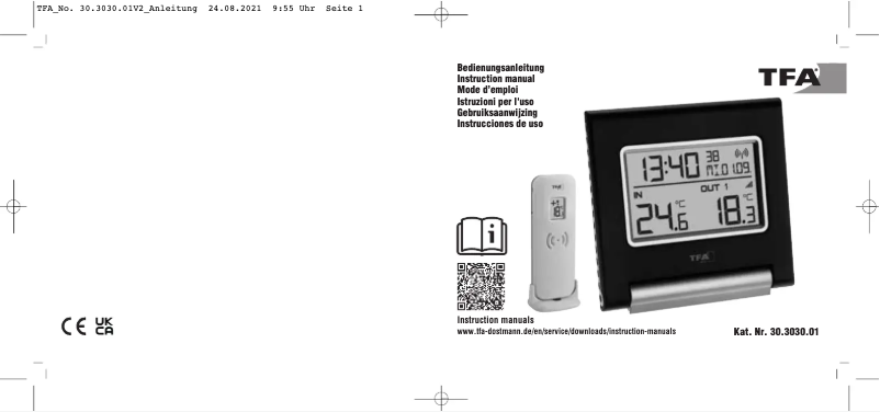 Página 1 del manual Manual de usuario TFA Spot 30.3030.01