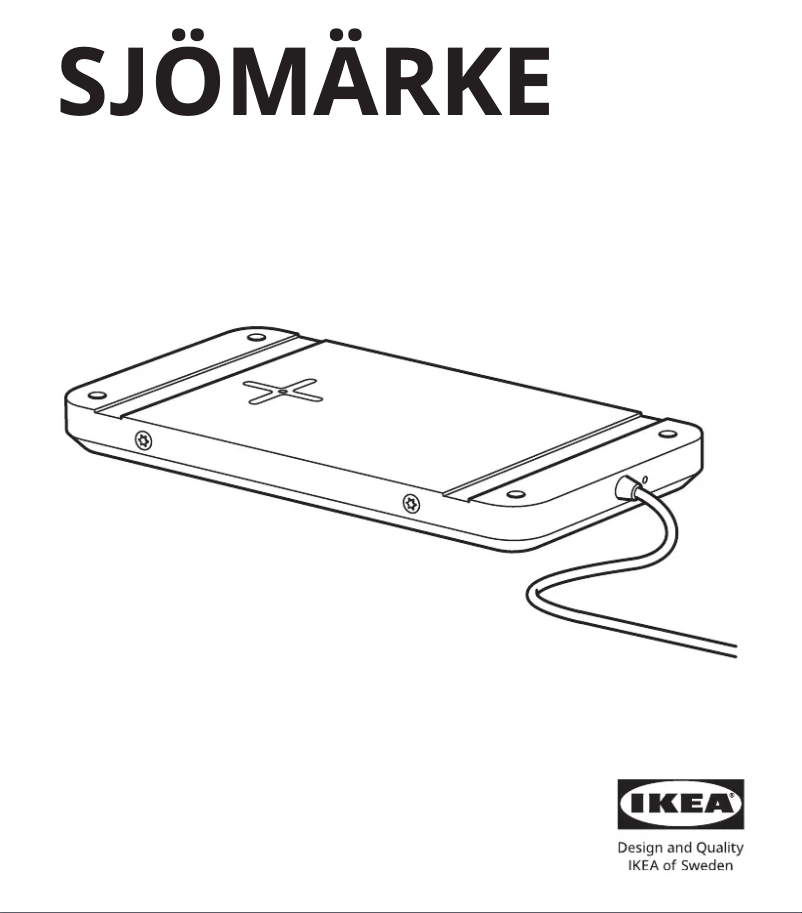 Page 1 de la notice Manuel utilisateur Ikea SJÖMÄRKE 205.127.21