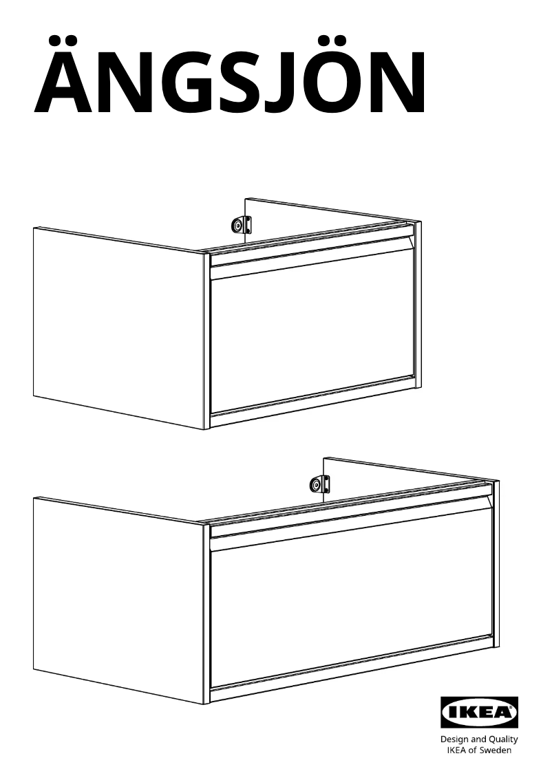 Image de la première page du manuel de l'appareil ÄNGSJÖN 605.350.99