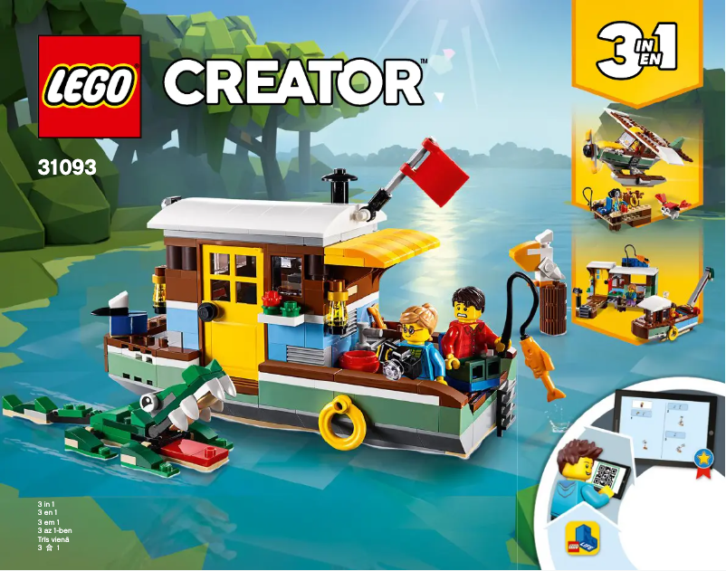 Page 1 de la notice Manuel utilisateur Lego Creator 31093