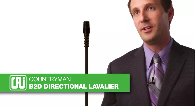 Page 1 de la notice Manuel utilisateur Countryman B6