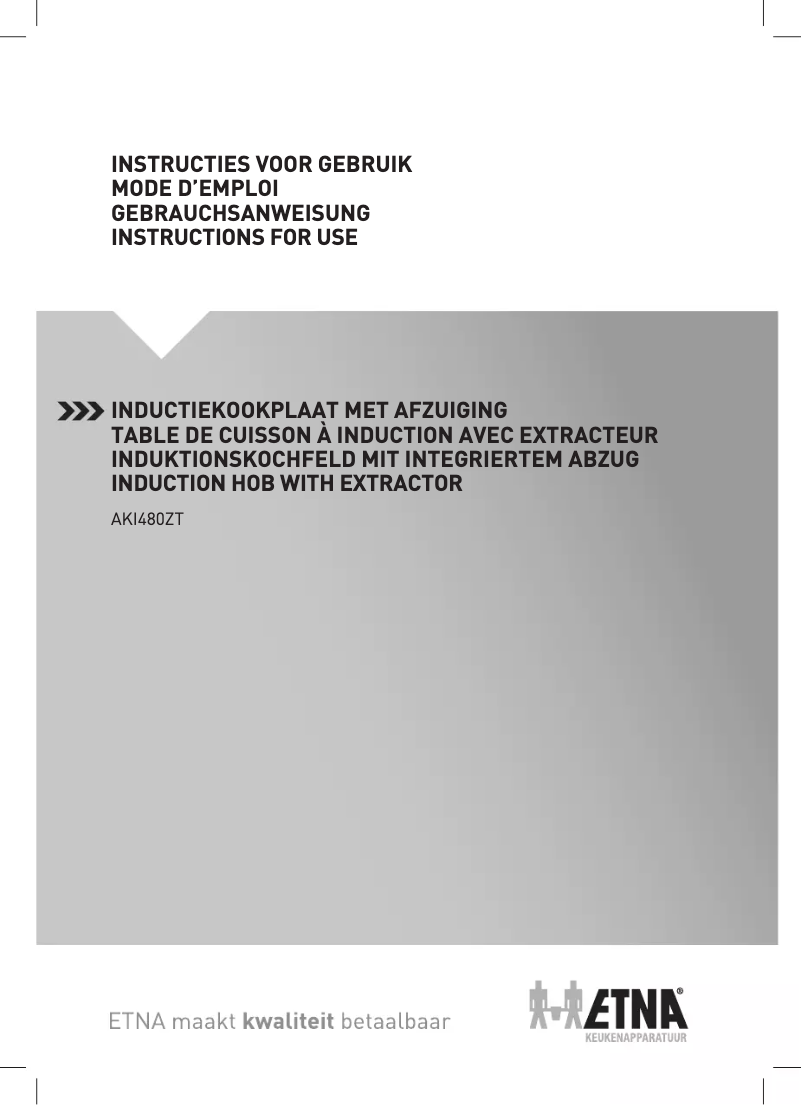 Page 1 de la notice Manuel utilisateur Etna AKI480ZT