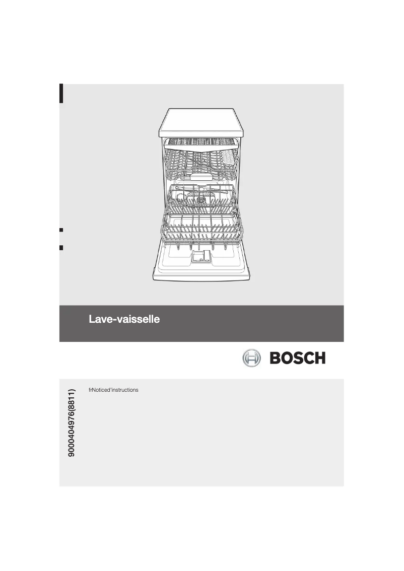Page 1 of the manual User Manual Bosch SMS69M12EU
