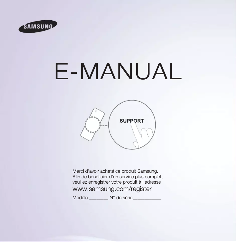 Página 1 del manual Manual de usuario Samsung UA40ES7500S