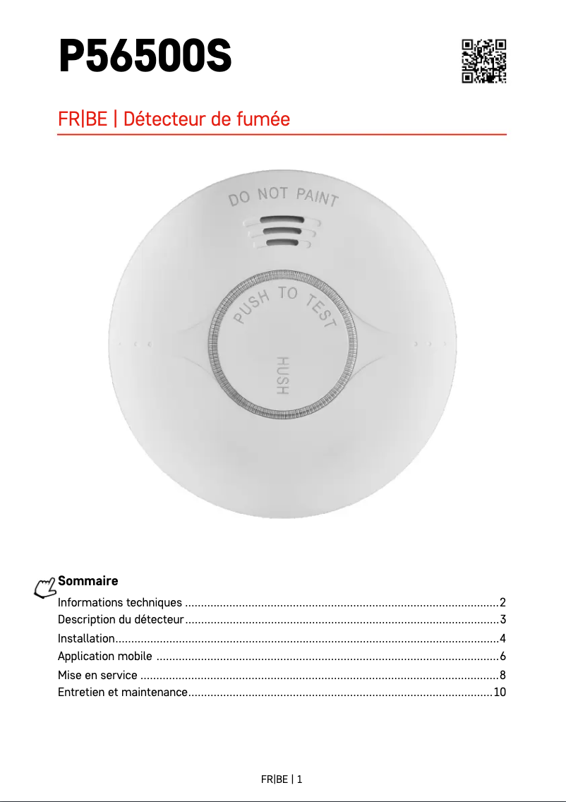 Page 1 de la notice Manuel utilisateur Emos P56500S
