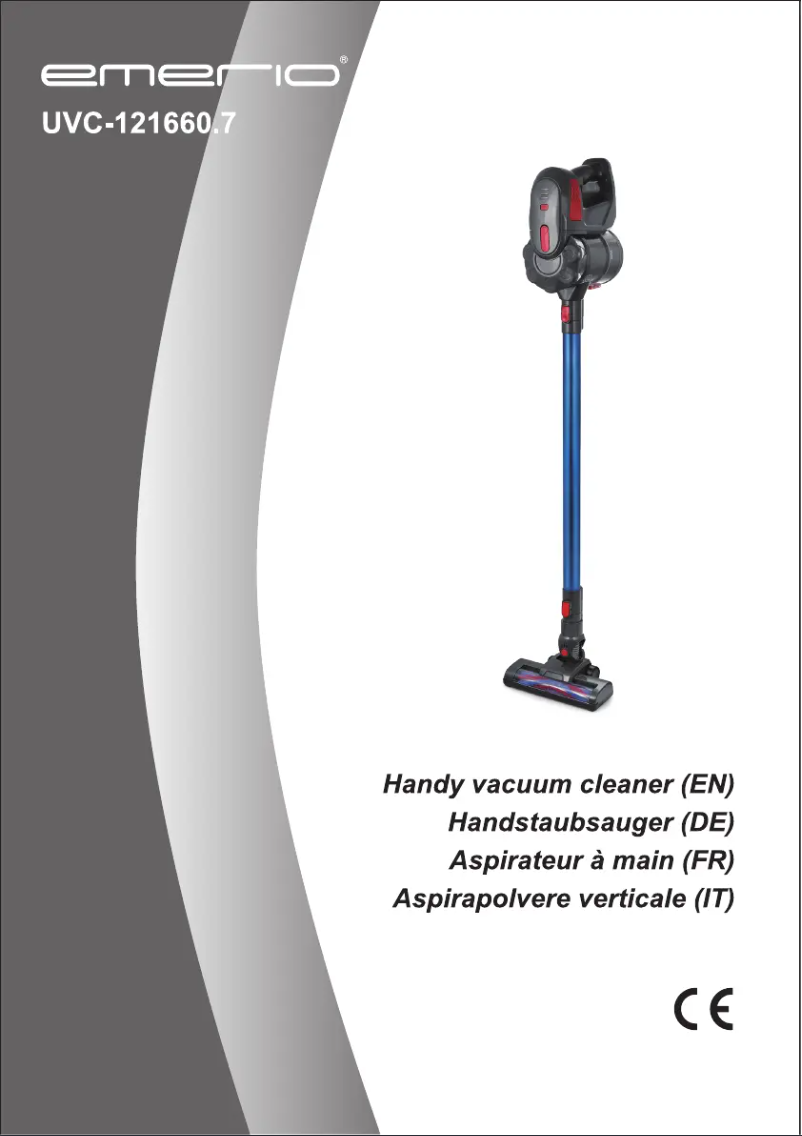 Page 1 de la notice Manuel utilisateur Emerio UVC-121660.7