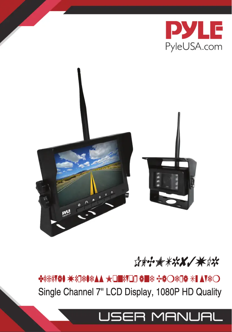 Page 1 de la notice Manuel utilisateur Pyle PLCMTR83WIR