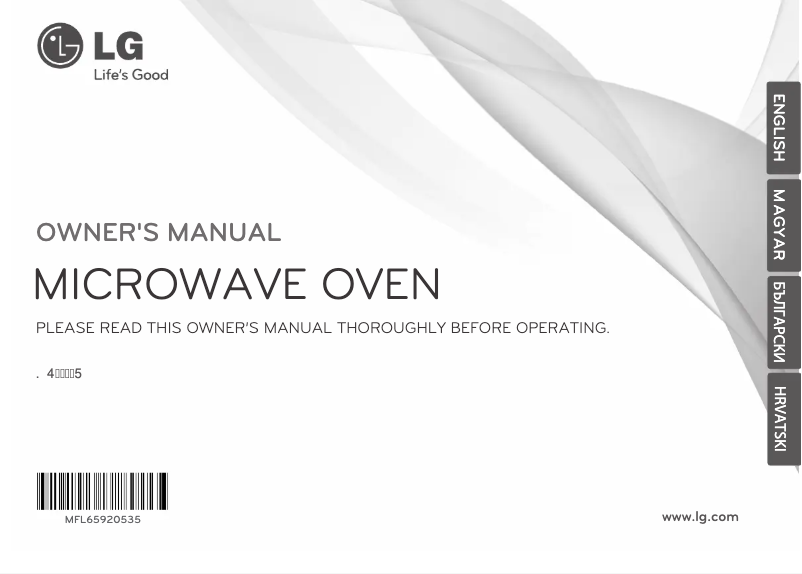 Página 1 del manual Manual de usuario LG MS2043T